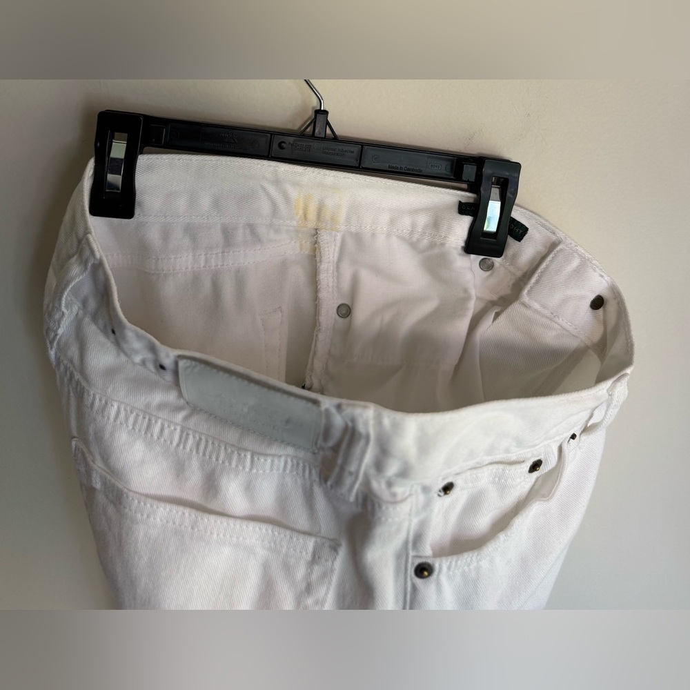 Lauren Ralph Lauren Women’s White Denim Pants 4P - Picture 10 of 14
